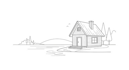 Cozy Cabin by the Lake: Rustic Lakeside Dwelling, Nature Escape