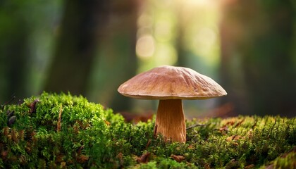 Mushroom In The Forest