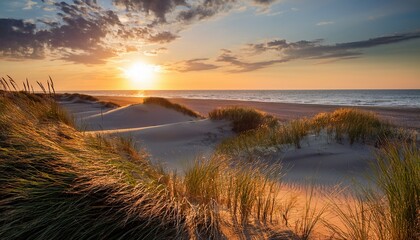 Summer East Coast Dunes Sunset
