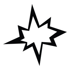 Starburst Impact Crack