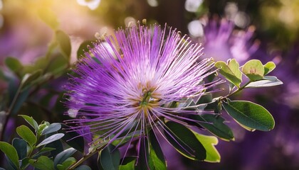 Regal Purple Leucophyllum Frutescens Blooms Abundantly In Full Sun