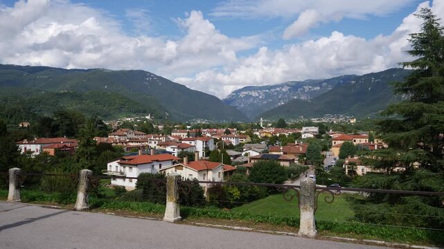 Bassano del Grappa Cityscape with Residential Buildings