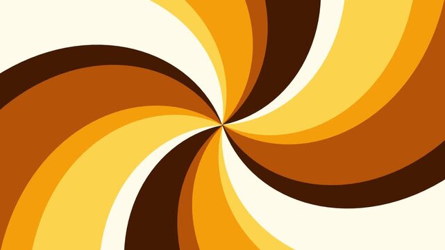 Rich brown and yellow radial motion background. Great for chocolate marketing, rustic autumn visuals, and classic luxury branding.