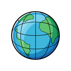 green globe icon