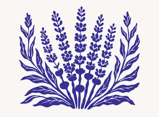 vector illustration of an abstract floral background