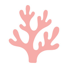 Obraz premium Pink Coral Illustration Icon