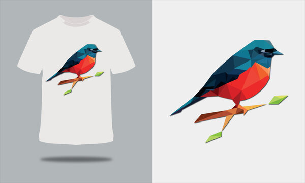 Bird Vector Design For T-Shirts