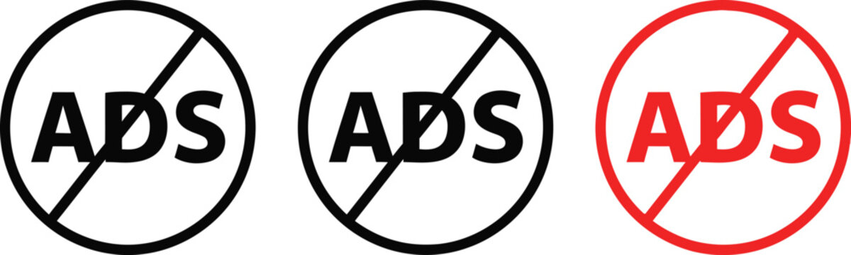 No ads signs