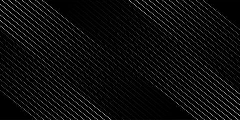 Obraz premium techno abstract background overlap layer on dark space with glowing white lines shape decoration. Modern graphic design element future style concept for banner,