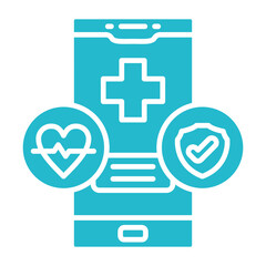 Fototapeta premium Medical app Icon