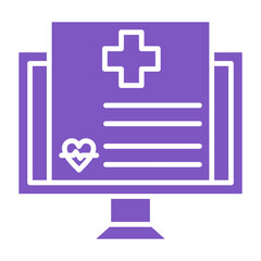 Obraz premium Online report Icon