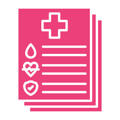 Obraz premium Patient record Icon