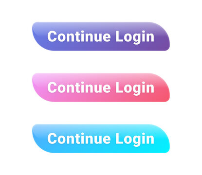 Colorful gradient buttons for login and registration