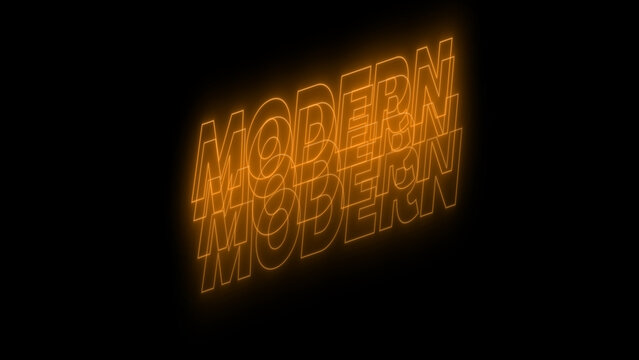 Kinetic Neon Title 29 &ndash; Futuristic Glowing Typography Animation, Dynamic Text Intro, Cyberpunk Style Motion Graphics, Modern Promo and Social Media Title Template