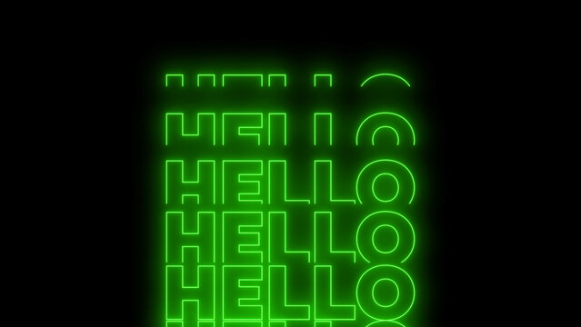 Kinetic Neon Title 92 &ndash; Futuristic Glowing Typography Animation, Dynamic Text Intro, Cyberpunk Style Motion Graphics, Modern Promo and Social Media Title Template
