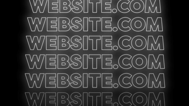 Kinetic Neon Title 108 &ndash; Futuristic Glowing Typography Animation, Dynamic Text Intro, Cyberpunk Style Motion Graphics, Modern Promo and Social Media Title Template