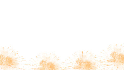 Obraz premium Anniversary celebration fireworks sparkle festive overlay PNG.