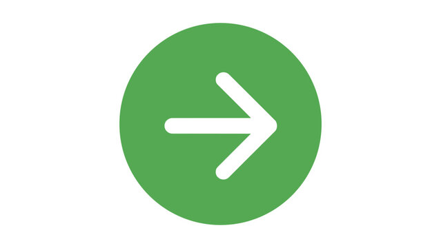 Green circle with white arrow pointing right