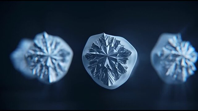 A surreal and abstract representation of flowing, ethereal forms in a dark void