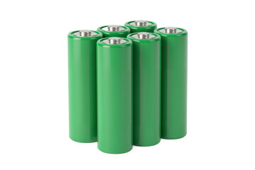 Multiple Green Rechargeable Battery Cells