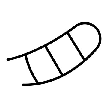 Cartoon smiling mouth. Funny happy face expresion. Vector illustration