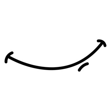 Cartoon smiling mouth. Funny happy face expresion. Vector illustration