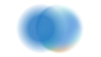 Naklejka premium Abstract Blue and Purple Grainy Gradient Bokeh Spheres