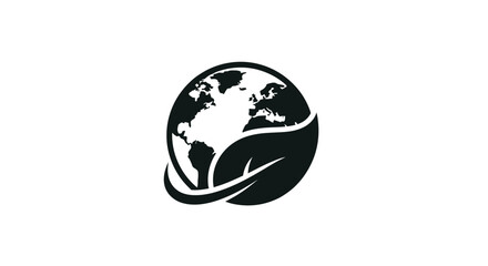 Obraz premium Globe Earth Planet Icon Symbol.
