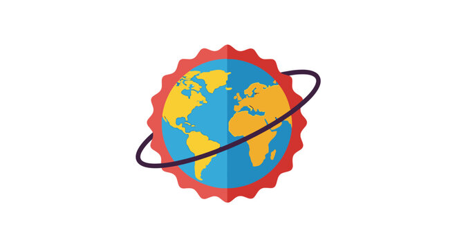 Globe Earth Planet World Map Symbol.