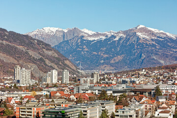 View from south side of Chur, CH