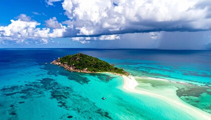 tropical island in the maldives