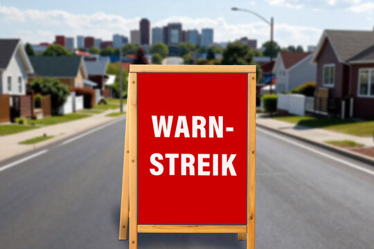 Warnstreik im &ouml;ffentlichen Nahverkehr, Tarifkonflikt