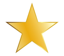 Obraz premium 3d golden star