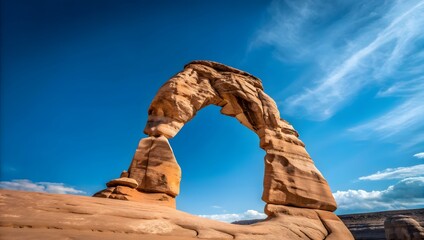 Delicate Arch in Arches National Park Utah USA
