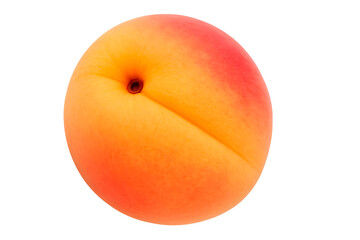 peach isolated on white