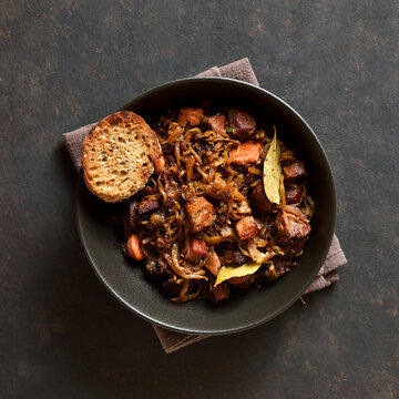 Traditional polish Bigos