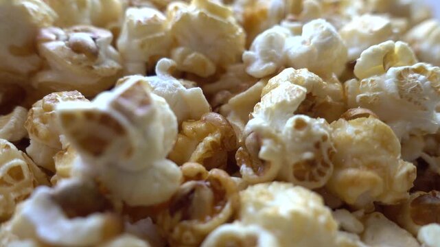 Footage of pop corn background