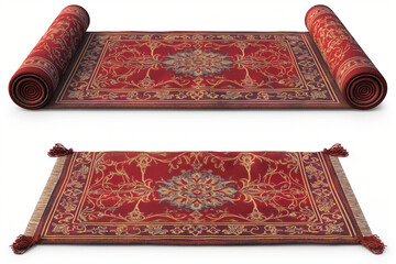 Fototapeta premium beautiful illustrated fantasy magical carpet