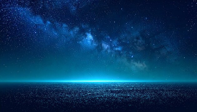 Deep Space Abstract Background with Dark Teal to Midnight Blue Gradient and Subtle Star Particles 8K