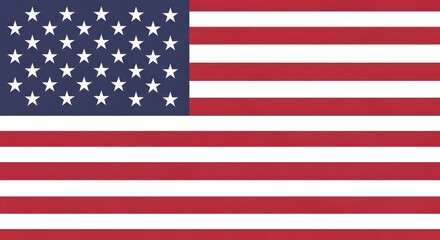 The flag of the united states of america