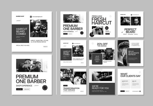 Barber Shop Social Media Design