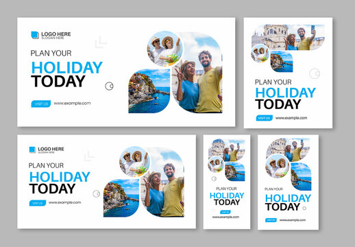 Travel Web Banner Set Template