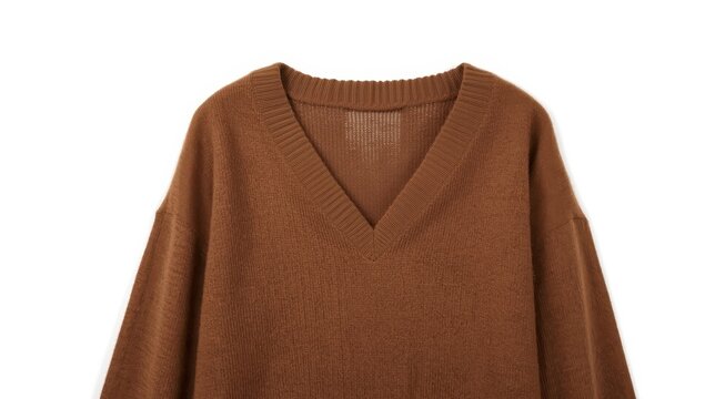 Long-sleeved women's sweaters on a white backdrop