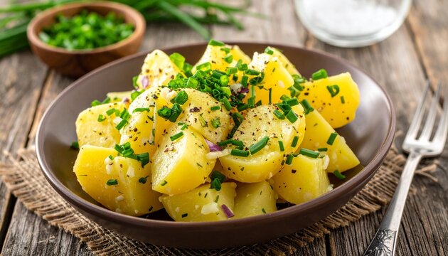 &Ouml;sterreichischer Erd&auml;pfelsalat mit Schnittlauch