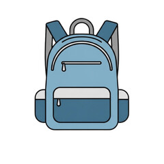 School Backpack Student Icon
