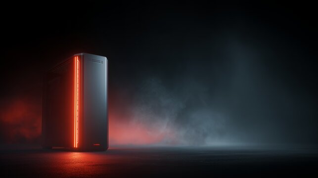 Firewall Barrier Concept With Secure Network Server Protected By Cyber Security System, Futuristic Data Protection Technology And Digital Defense Infrastructure For Enterprise IT And Cloud Security