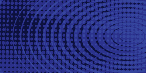 Dotted circular spiral. Swirl, swirl circle. Dot technique, pointillism design. Vector illustration of spots, blots © zainal