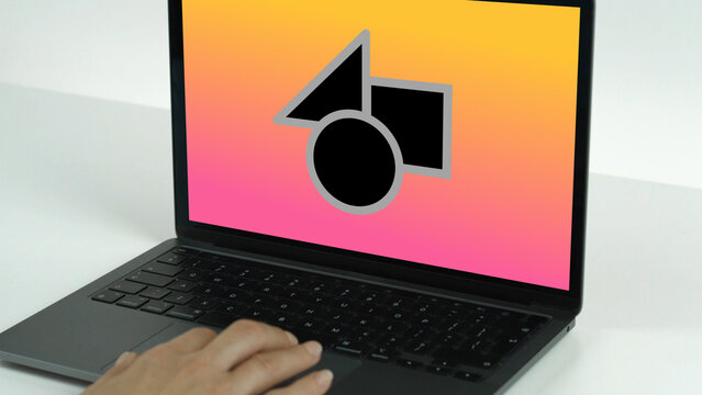 Laptop 26 Trackpad &ndash; Modern Notebook Screen Presentation, Animated Desktop Display, Website and App UI UX Interface Showcase, Professional Digital Device Template