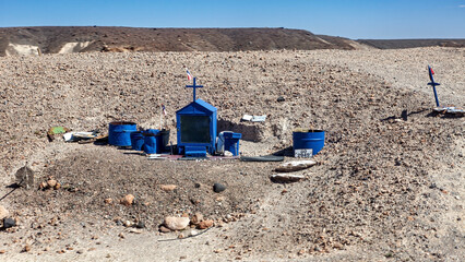 The cemetery of Cachi in Argentina
