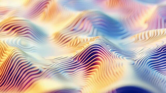 A vibrant and eye-catching abstract featuring a spectrum of colors that create an intriguing visual effect. This artistic piece is perfect for adding a pop of color to any project.